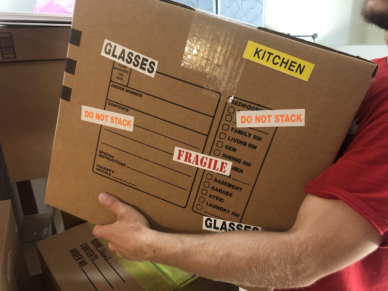 Tag-A-Room Moving Labels Content Pro Pack, 19 Content Labels, 190 Count, 1" x 4" Permanent Color Coding Moving Stickers, Moving Supplies - Image 5